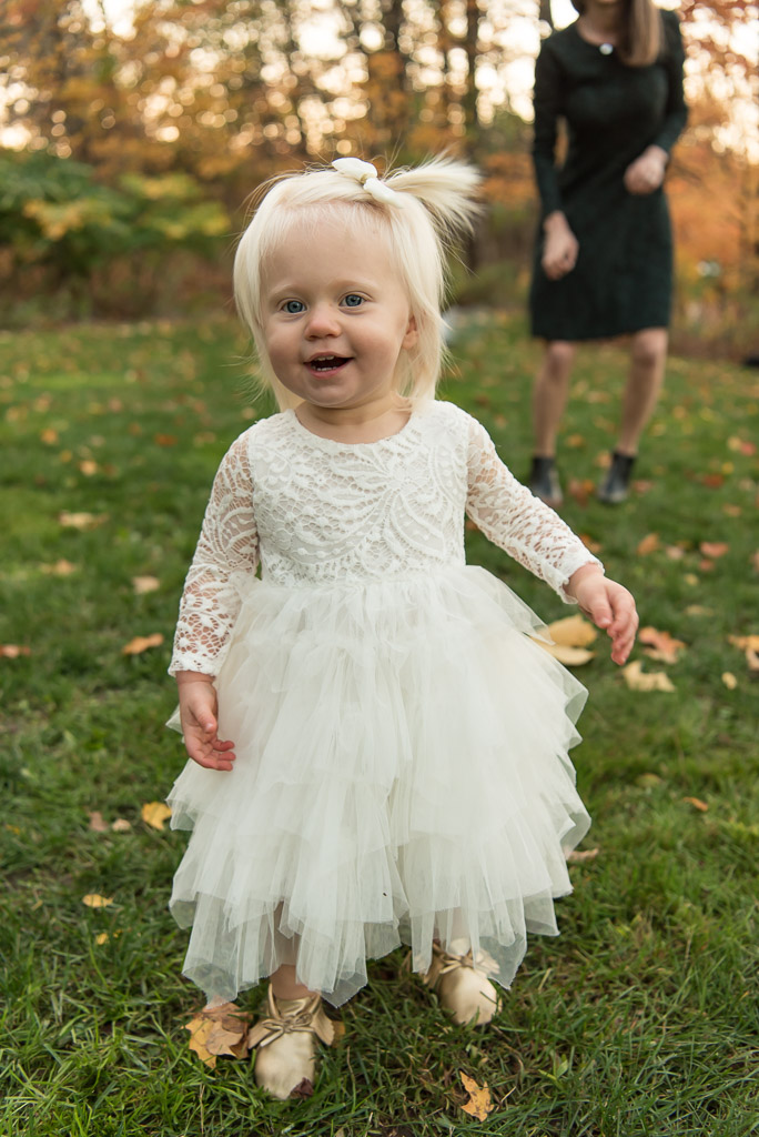 baby girl in white dress | Sharon Leger Photography