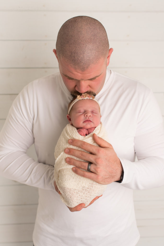 Baby girl at CT newborn session  | Sharon Leger Photography | Canton, CT Newborn and Family Photographer