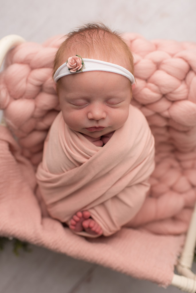 Baby girl at CT newborn session | Sharon Leger Photography | Canton, CT Newborn and Family Photographer