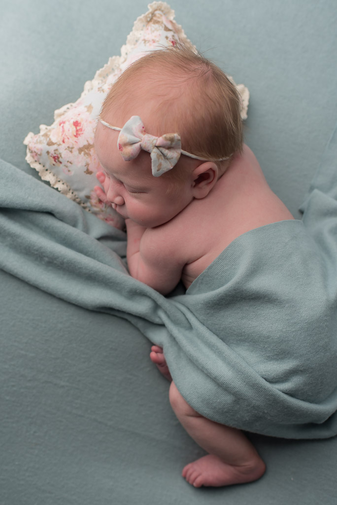 Baby girl at CT newborn session