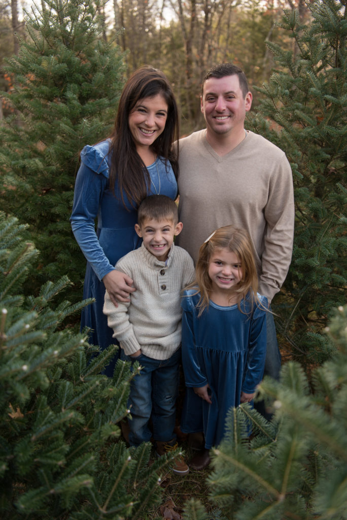 Christmas Tree Farm Mini Sessions | Sharon Leger Photography | Farmington CT Newborn and Family Photographer
