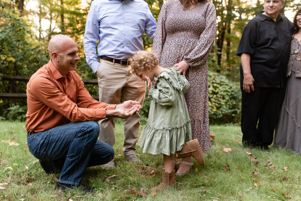 Fall Extended Family Session in Collinsville, CT with Sharon Leger Photography