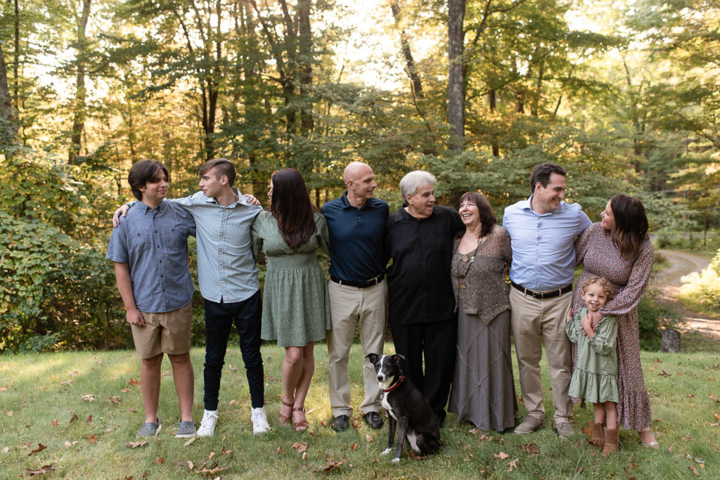 Fall Extended Family Session in Collinsville, CT with Sharon Leger Photography