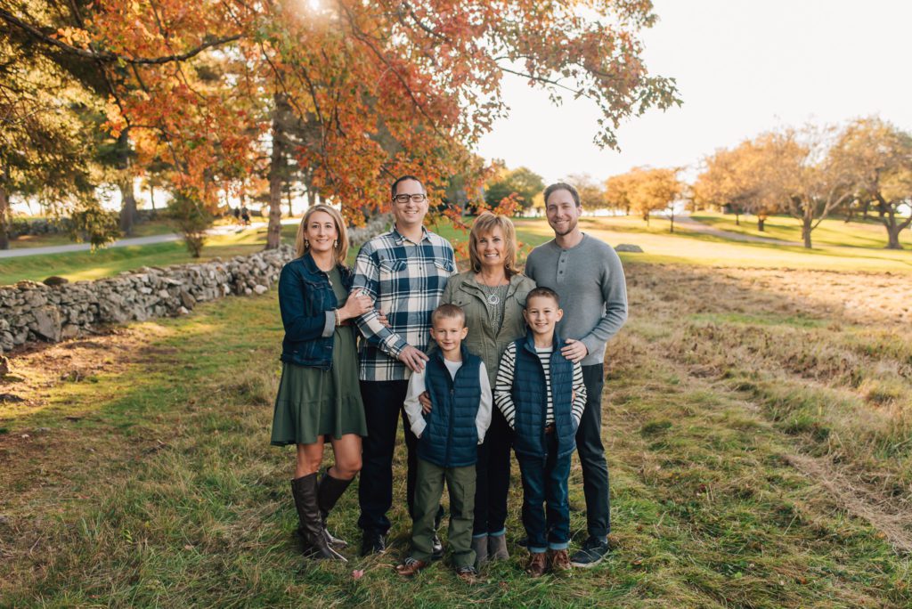 CT Fall Extended Family Session at Topsmead State Forest | Sharon Leger Photography