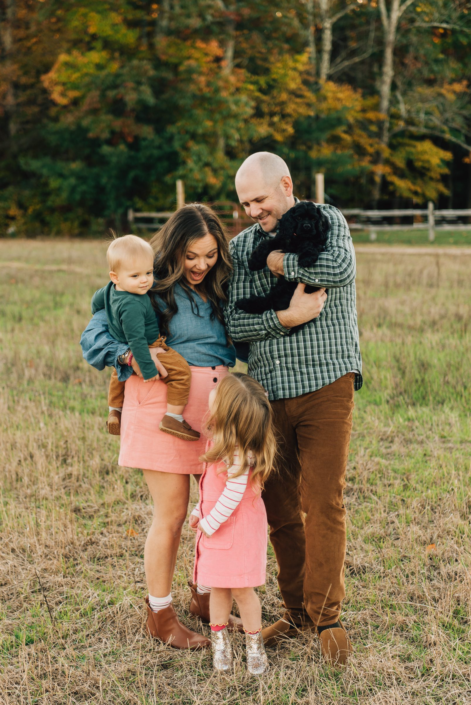 Simsbury Fall Family Photo Shoot in Connecticut | Sharon Leger Photography | CT Newborn and Family Photography