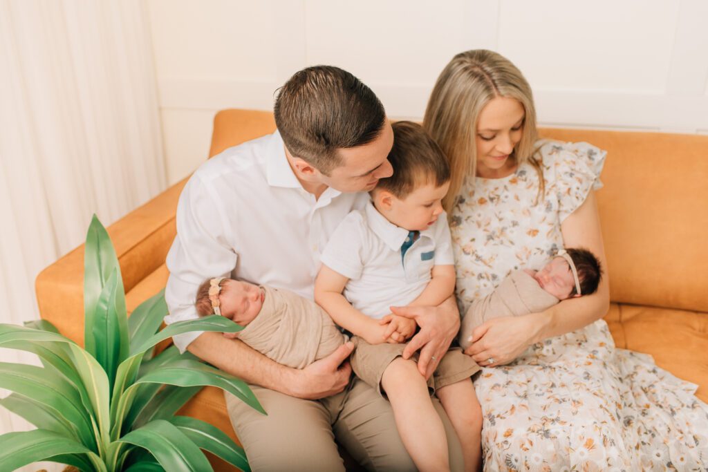 Newborn Twin Girls Photo Shoot | Canton CT Newborn Photography