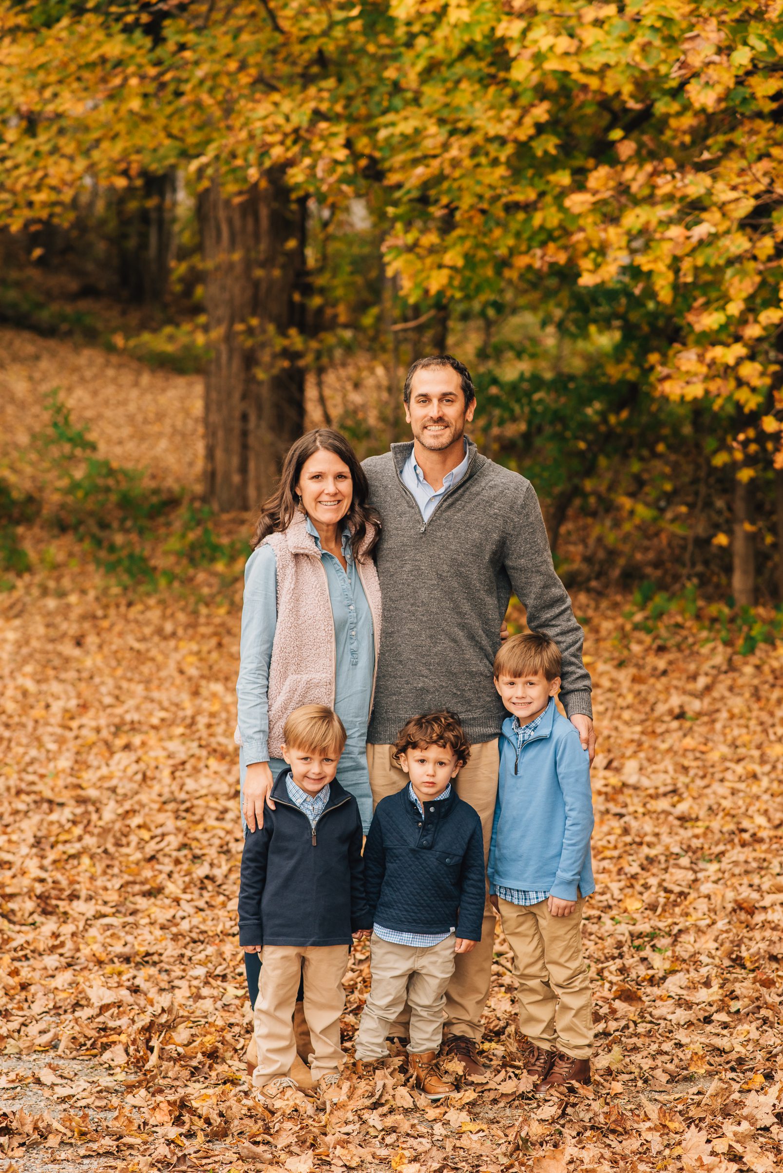 CT Family and Newborn Photographer | Fall Foliage Minis