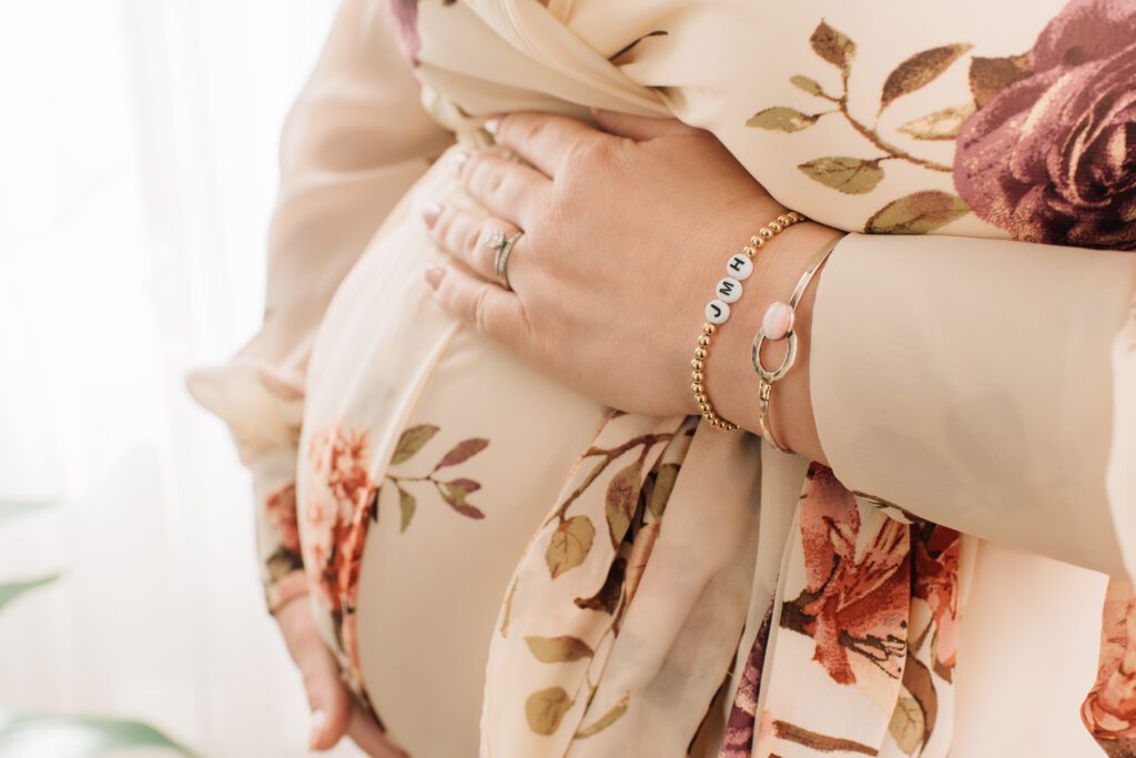 In-Studio Lifestyle Maternity Session | CT Newborn & Family Photographer