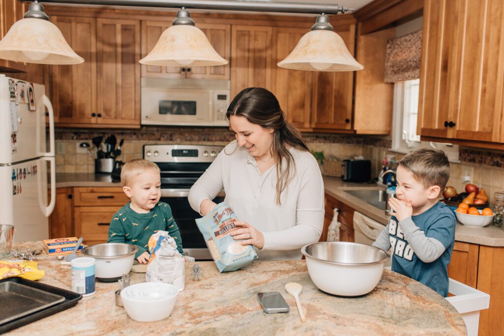 CT In-Home Session | Baking Cookies | Sharon Leger Photography