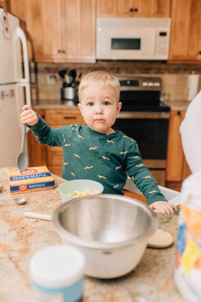 CT In-Home Session | Baking Cookies | Sharon Leger Photography