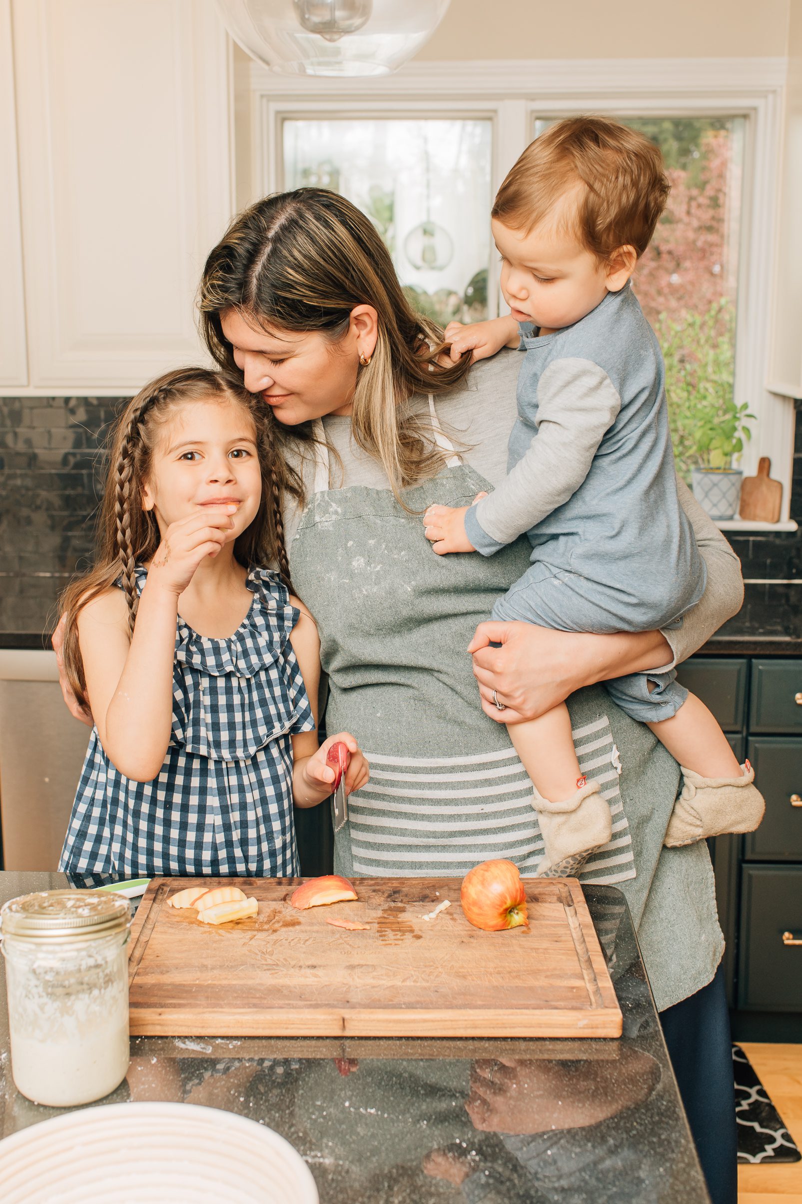 In-Home Family Session | Baking Bread