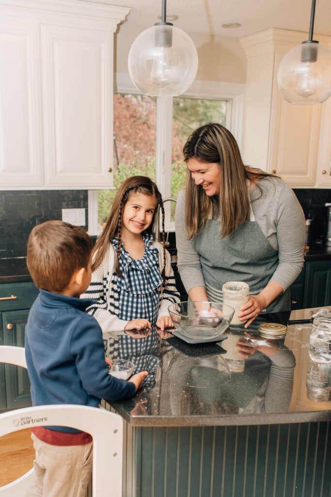 In-Home Family Session | Baking Bread