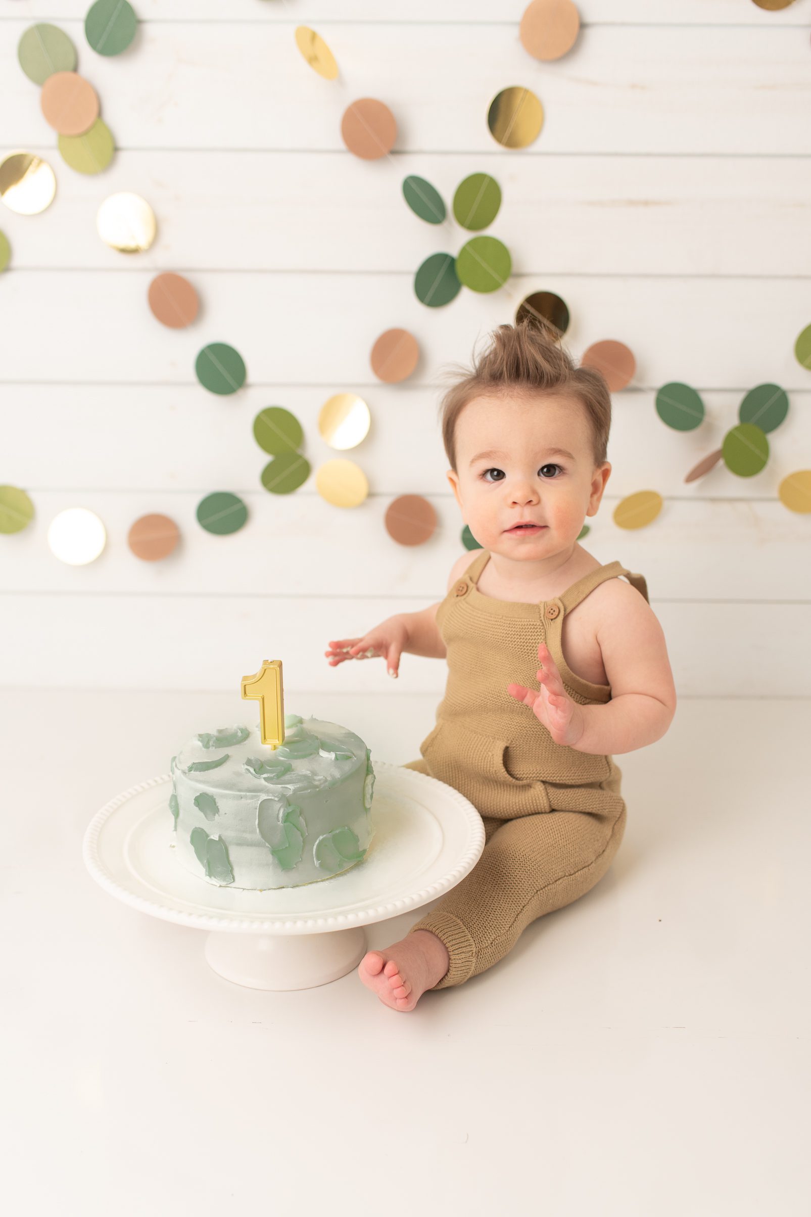 Saint Patrick’s Day Green Cake Smash | Newborn and Family Photographer