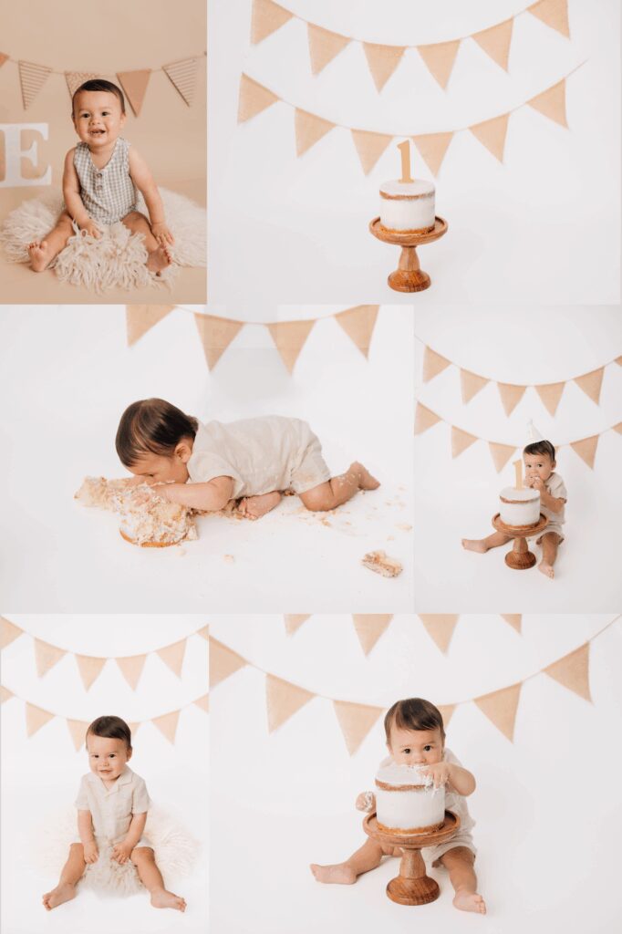 Connecticut Simple Cake Smash Photographer | First Birthday Photographer