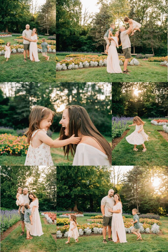 Summer Golden Hour Family Session at Elizabeth Park | West Hartford CT Family Photographer