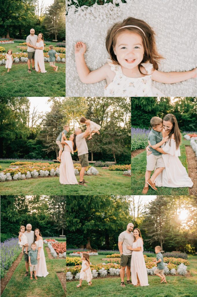Summer Golden Hour Family Session at Elizabeth Park | West Hartford CT Family Photographer