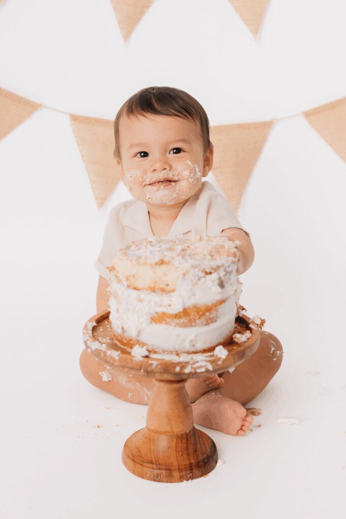 Connecticut Simple Cake Smash Photographer | First Birthday Photographer