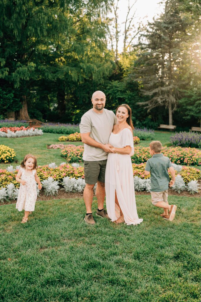 Summer Golden Hour Family Session at Elizabeth Park | West Hartford CT Family Photographer
