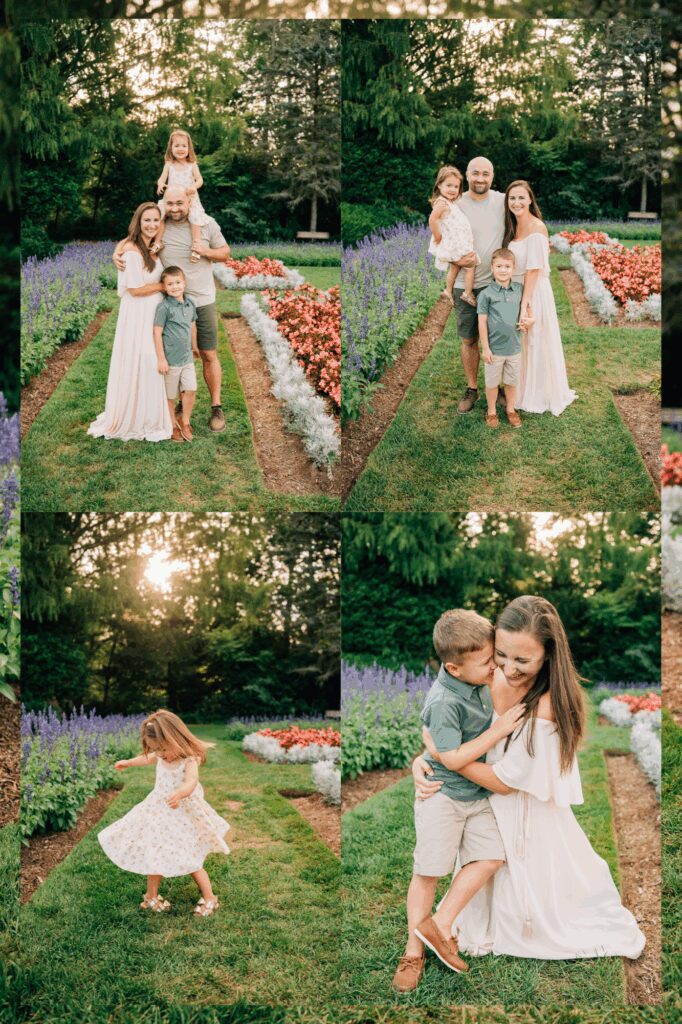 Summer Golden Hour Family Session at Elizabeth Park | CT Family Photographer