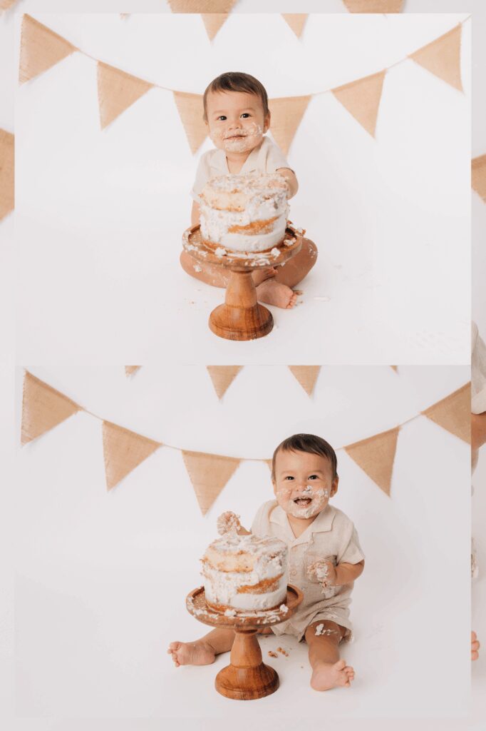Connecticut Simple Cake Smash Photographer | First Birthday Photographer