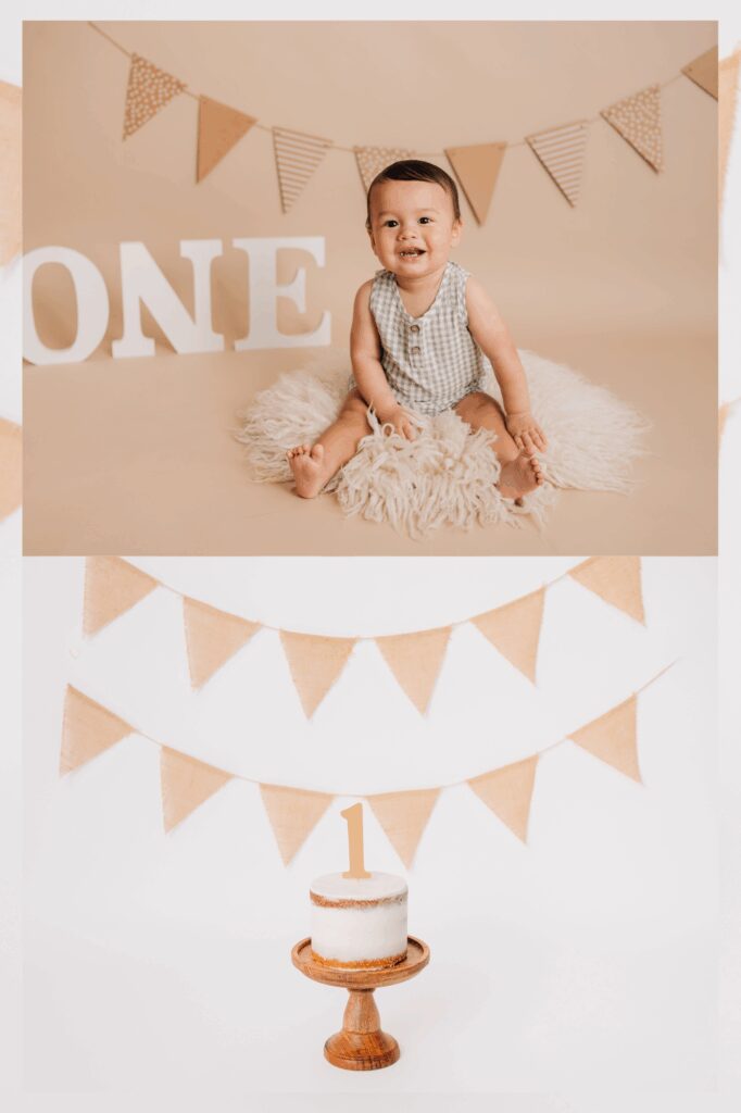 Connecticut Simple Cake Smash Photographer | First Birthday Photographer