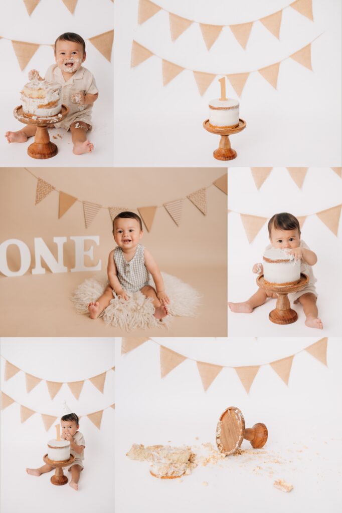 Connecticut Simple Cake Smash Photographer | First Birthday Photographer